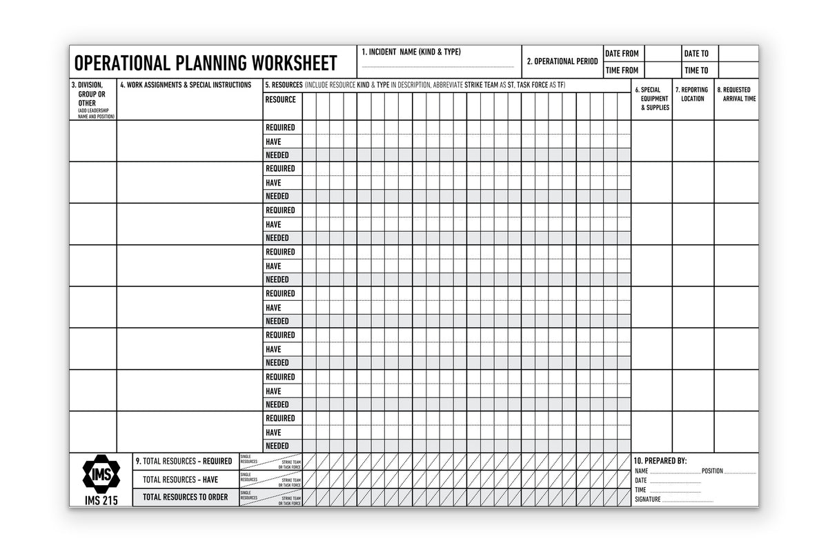 Incident Management System (IMS or ICS) Toolkit (FREE Download)