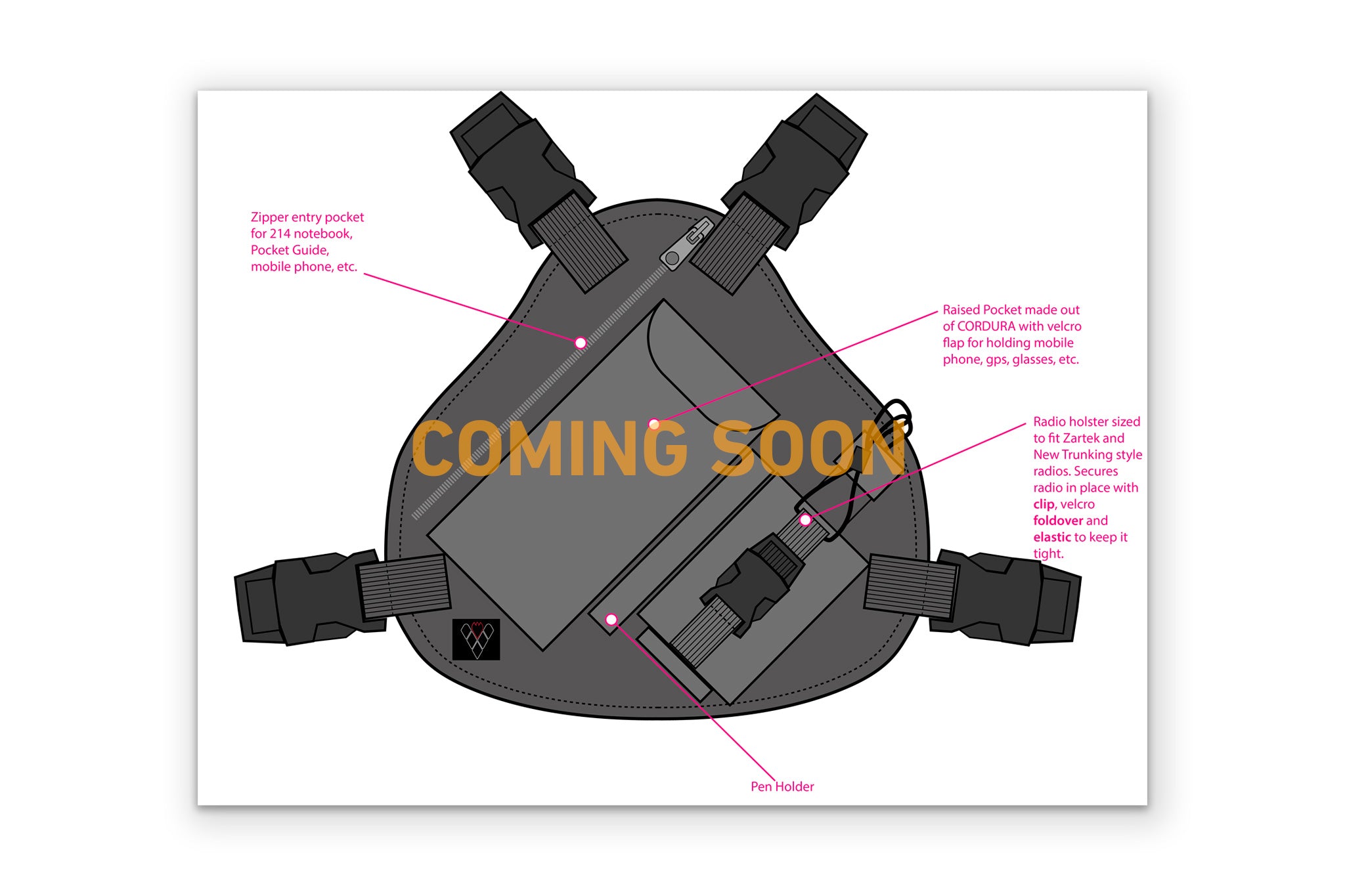 The 'Striker' Single Radio Holster - New Product Coming